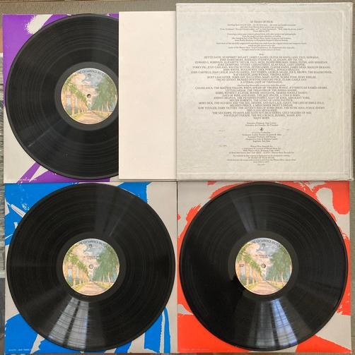 50 YEARS OF FILM OST SOUNDTRACK 1923 TO 1973~NM- WARNER BROS. 3LP BOX SET w/BOOK