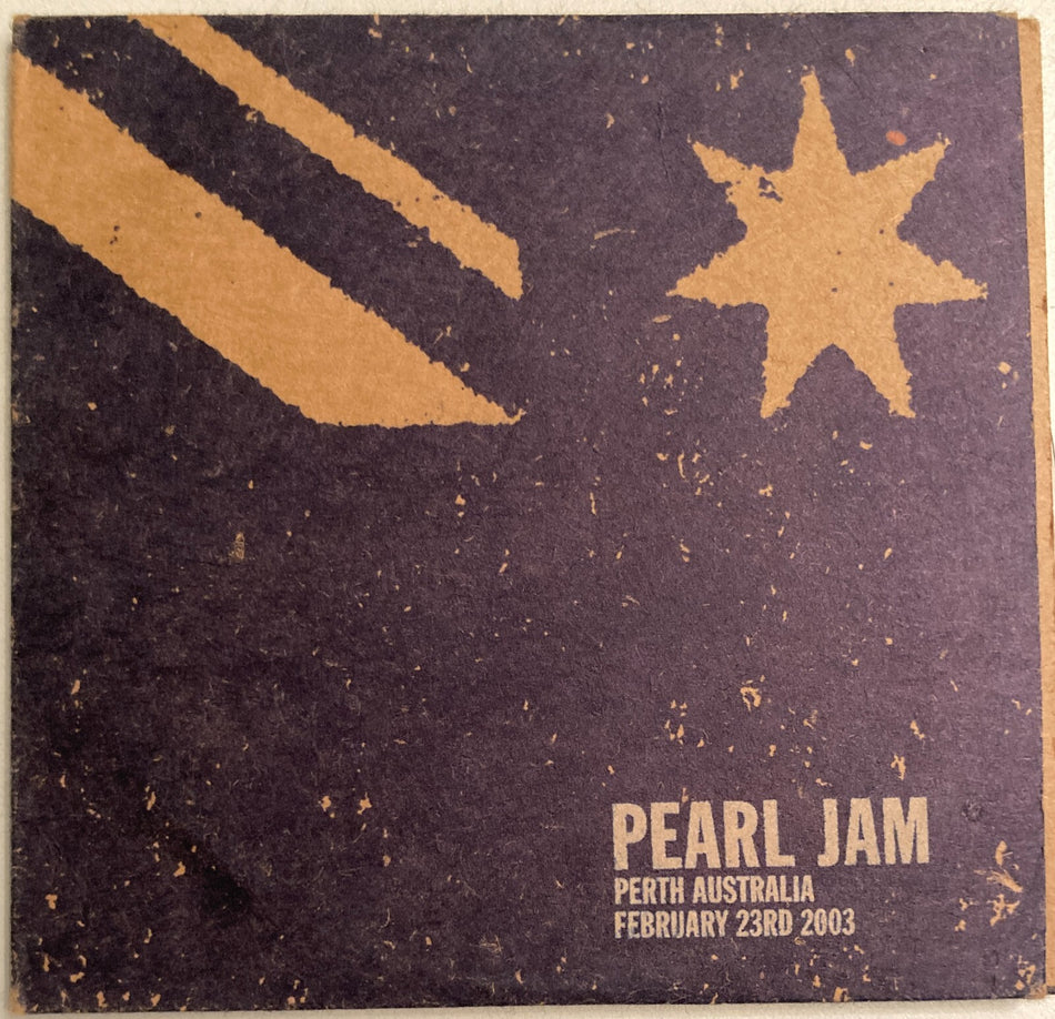 PEARL JAM PERTH AUSTRALIA FEB. 23, 2003 2CD SET~EXCELLENT COND.~VEDDER~GRUNGE