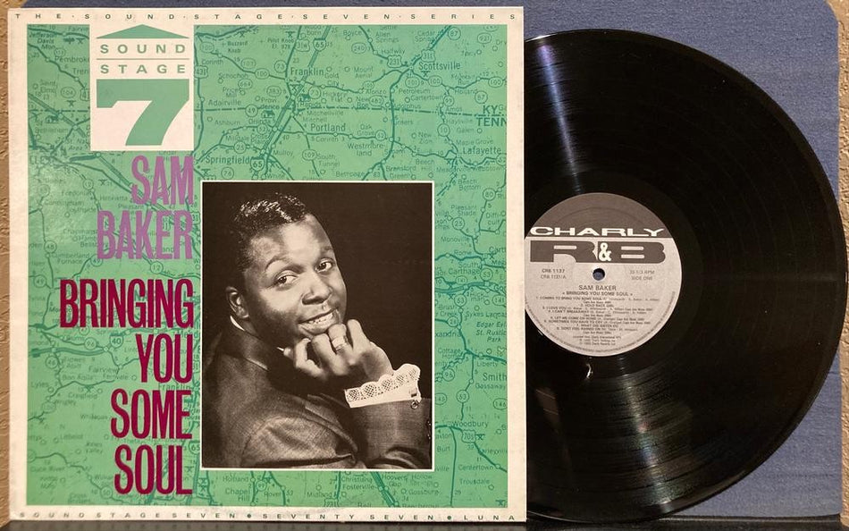 SAM BAKER BRINGING YOU SOME SOUL~NM 1986 CHARLY RECORDS UK COMPILATION LP~SOUL