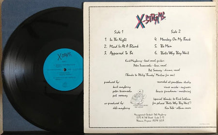 X-STREAMS IN THE NIGHT~RARE NM 1987 SLO MO ARIZONA PRIVATE LBL LP~PUNK~NEW WAVE