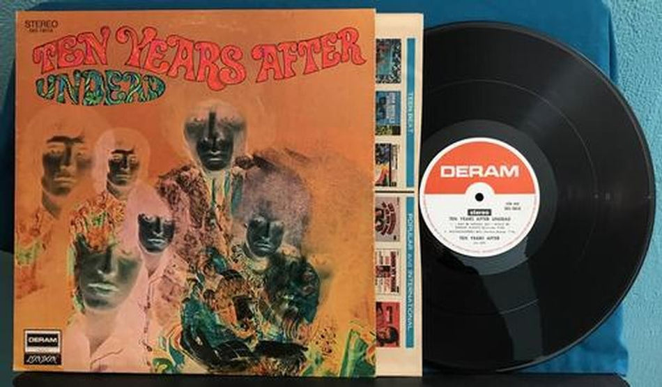 TEN YEARS AFTER UNDEAD~SVG+ ORIG 1968 DERAM LP~BELL SOUND~ALVIN LEE~PSYCH BLUES
