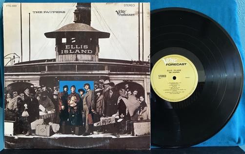 THE PAUPERS ELLIS ISLAND~NM-/VG ORIG 1968 VERVE FORECAST LP~PSYCHEDELIC ROCK