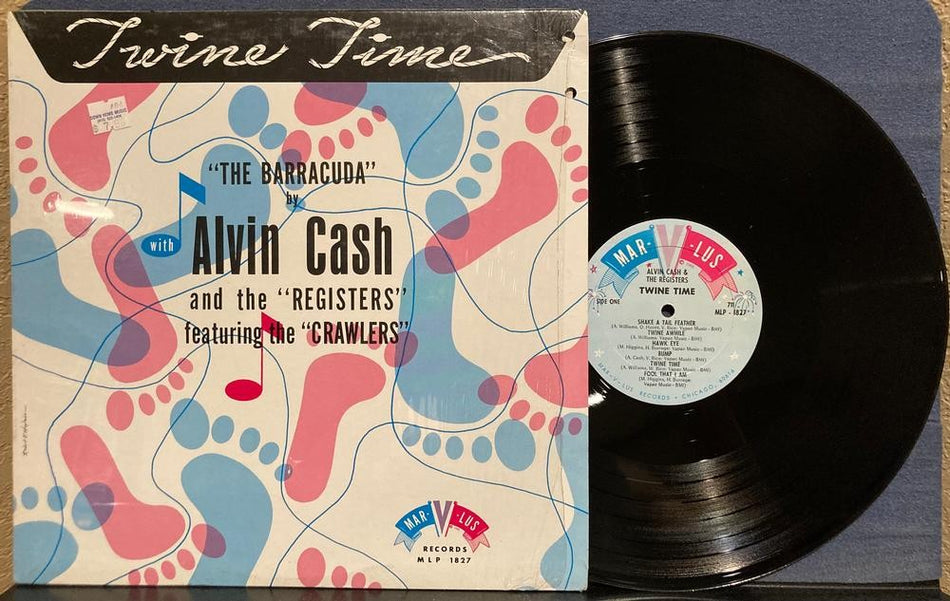 ALVIN CASH & THE REGISTERS TWINE TIME~NM 1965 MAR-V-LUS MONO 1st PRESS LP~SHRINK