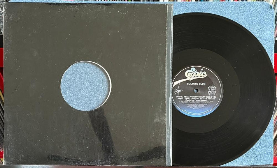 CULTURE CLUB DO YOU REALLY WANT TO HURT ME~NM 1982 EPIC 12-INCH SINGLE~NEW WAVE