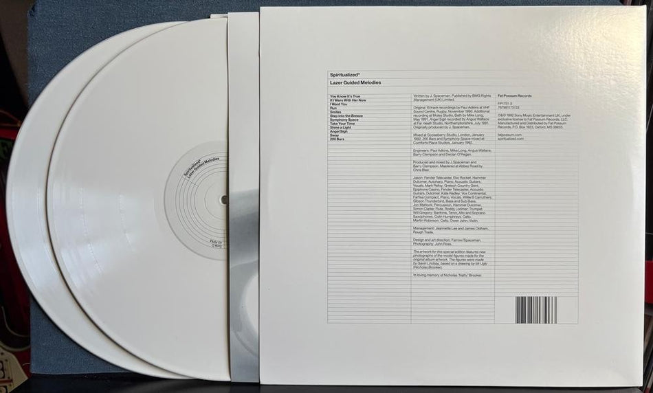 SPIRITUALIZED LAZER GUIDED MELODIES~NM LMTD 2021 WHITE 180g VINYL 2-LP RE~INNERS