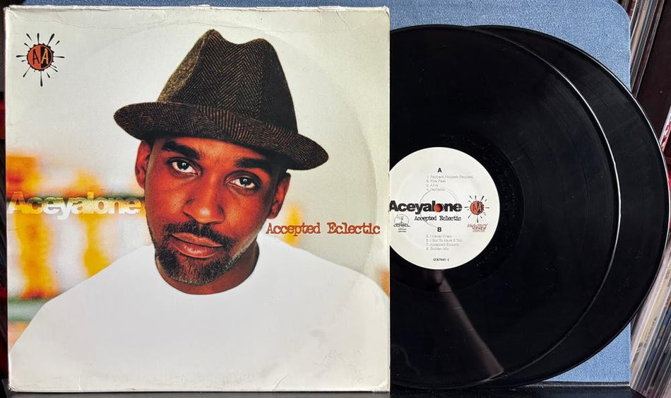 ACEYALONE ACCEPTED ECLECTIC~ORIGINAL 2001 GROUND CONTROL RECORDS 2LP~HIP HOP~RAP