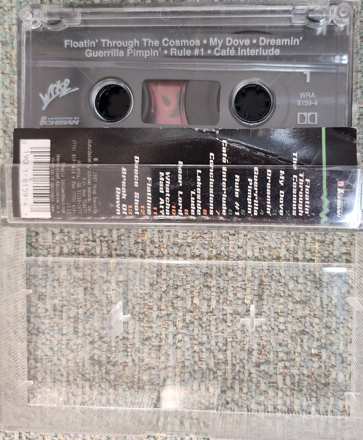 M.C. BREED FLATLINE~ORIGINAL 1997 CASSETTE~EXCELLENT COND~HIP HOP~GANGSTA~G-FUNK