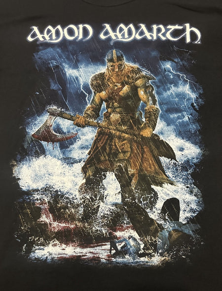 AMON AMARTH 2016 NORTH AMERICA TOUR T-SHIRT~ORIGINAL~XL~BLACK~EXC COND~RARE~VTG