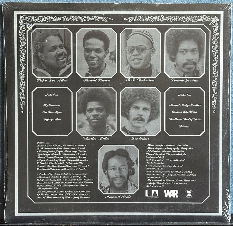 WAR DELIVER THE WORLD~SEALED ORIG 1973 LP w/HYPE STICKER~CUT-OUT~JAZZ-FUNK~GYPSY