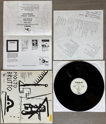 MOLTO BRUTTO 1982 SELF-TITLED DEBUT LP~NM- 1982 SCHALLTER AUSTRIA PRESS~INSERTS