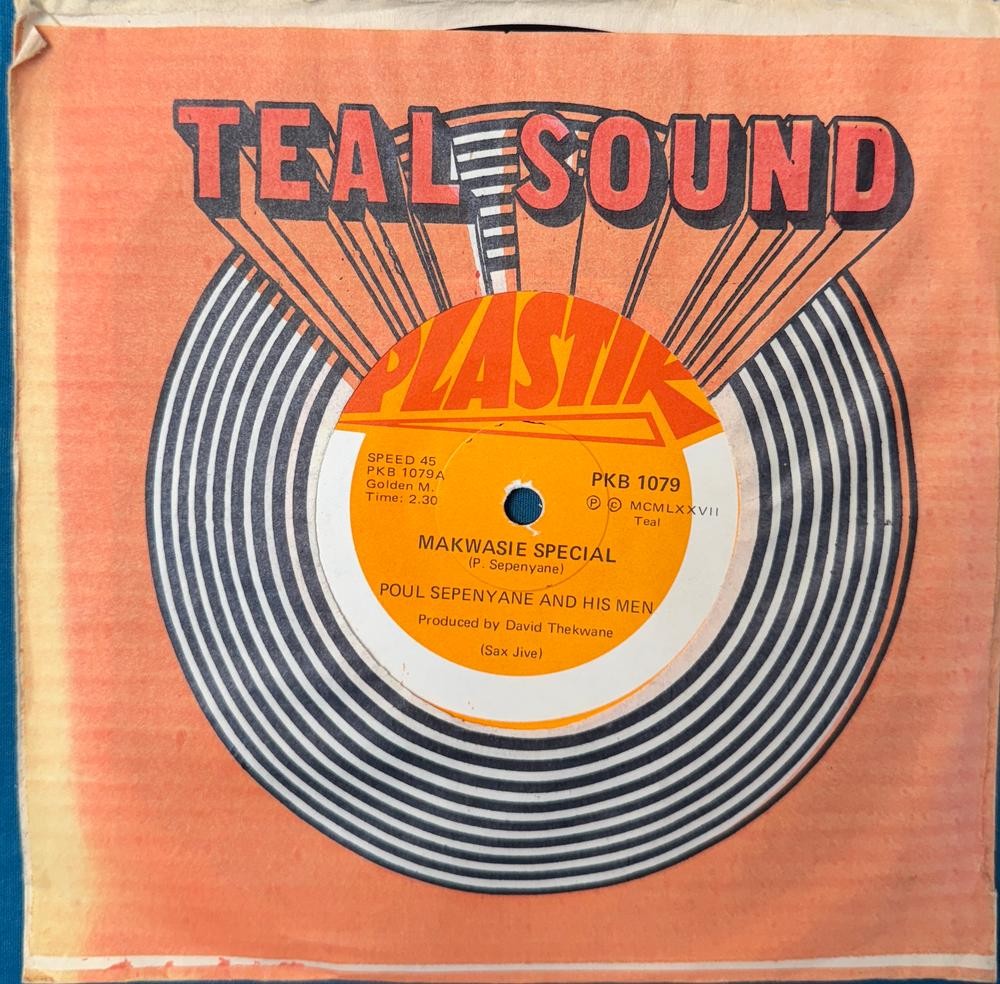 SO AFRICA 45~POUL SEPENYANE MAKWASIE SPECIAL / MAVELA~'77 PLASTIK~JIVE JAZZ~HEAR