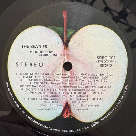 BEATLES WHITE ALBUM~RARE 1968 LP~7 LABEL ERRORS!!~NUMBERED COVER~POSTER~PICTURES