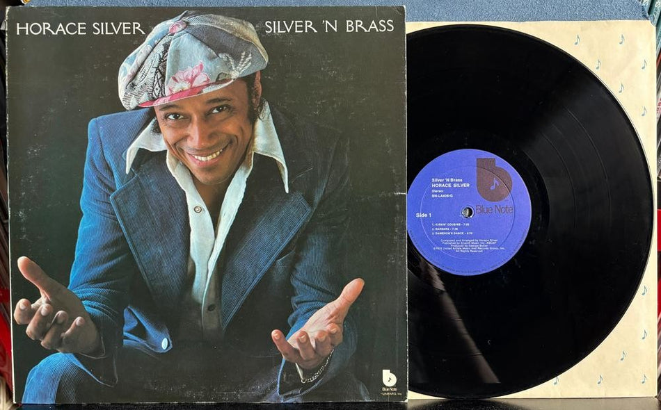 HORACE SILVER SILVER 'N BRASS~1975 BLUE NOTE LP~BN-LA406-G~SOUL-JAZZ~HARD BOP