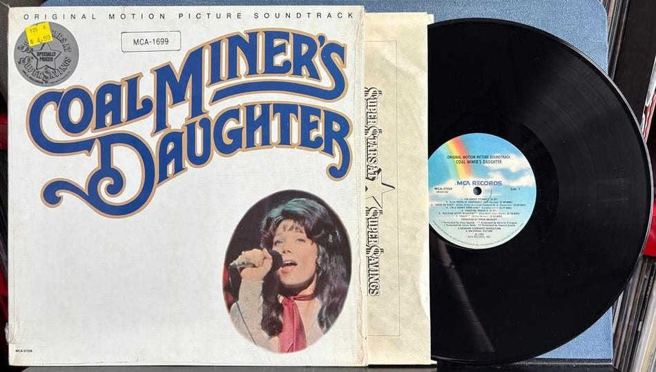 COAL MINER'S DAUGHTER OST MOSTION POICTURE SOUNDTRACK~1980 MCA LP~SHRINK~COUNTRY