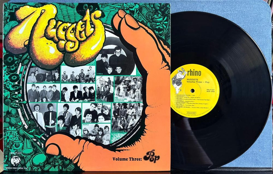 NUGGETS VOLUME THREE POP~ORIG 1984 RHINO QUIEX AUDIOPHILE COMP LP~PSYCH~GARAGE