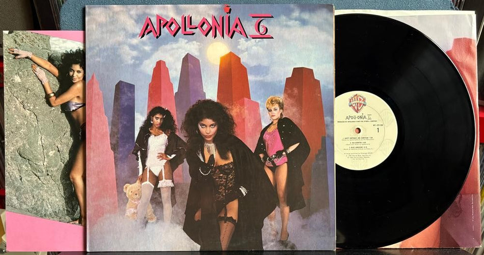 APOLLONIA 6 1984 SELF-TITLED LP~NM CRC COLUMBIA CLUB PRESS w/LYRIC INSERT~INNER