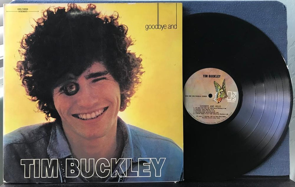 TIM BUCKLEY GOODBYE AND HELLO~VG++/NM '75 ELEKTRA RE LP~BUTTERFLY LBL~FOLK PSYCH