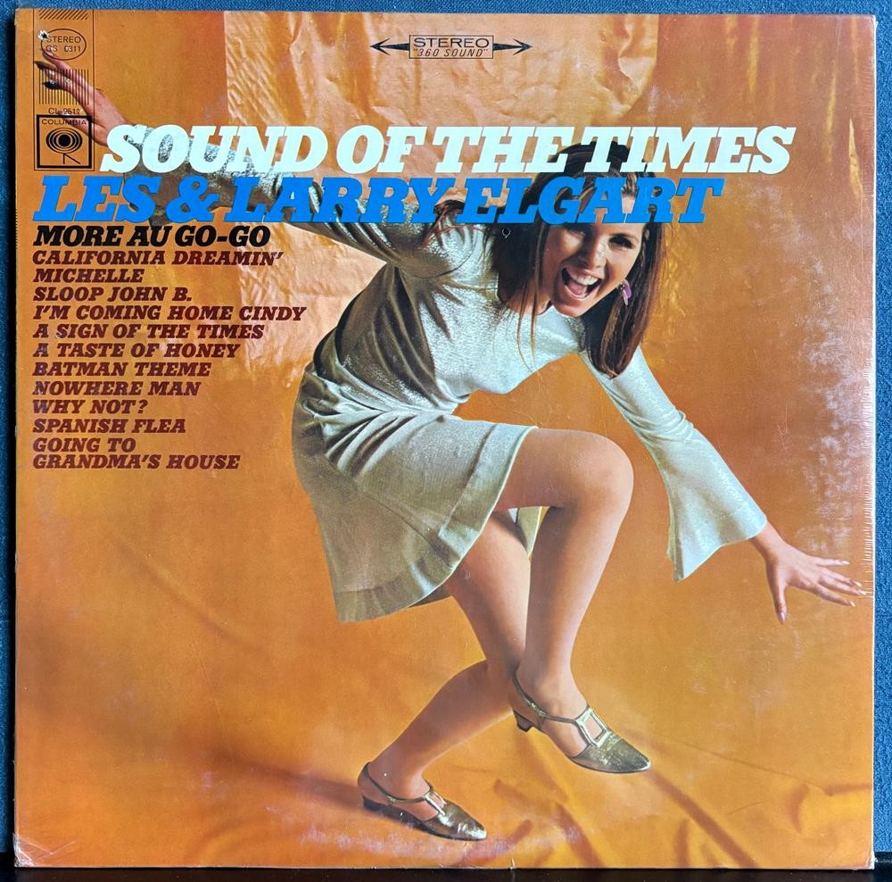 LES AND LARRY ELGART SOUND OF THE TIMES~SEALED 1966 COLUMBIA 360 SOUND STEREO LP