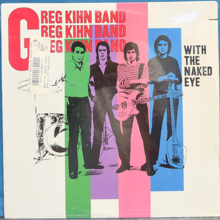 GREG KIHN BAND WITH THE NAKED EYE~SEALED ORIG 1979 BESERKLEY LP~ROADRUNNER