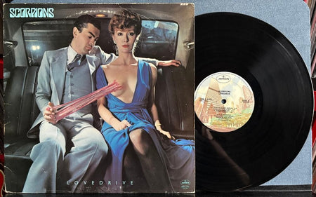 SCORPIONS LOVEDRIVE~ORIG 1979 MERCURY LP w/UNCENSORED BUBBLEGUM COVER~HARD ROCK