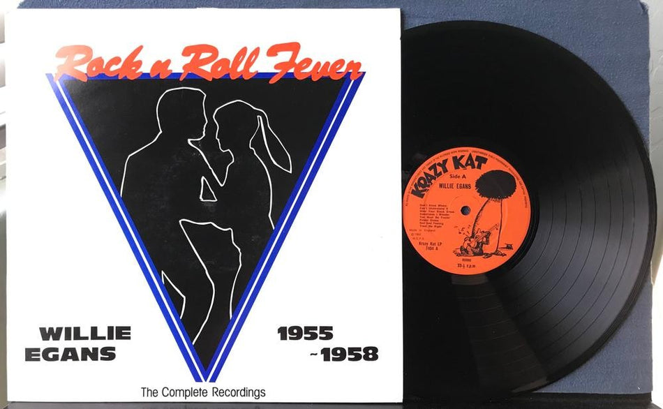 WILLIE EGANS ROCK N ROLL FEVER~NM- 1982 KRAZY KAT UK COMP LP~COMPLETE RECORDINGS