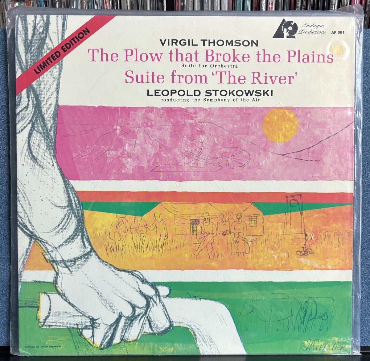 PLOW THAT BROKE PLAINS-SEALED LMTD '92 ANALOGUE PRODUCTIONS LP-THOMSON-STOKOWSKI