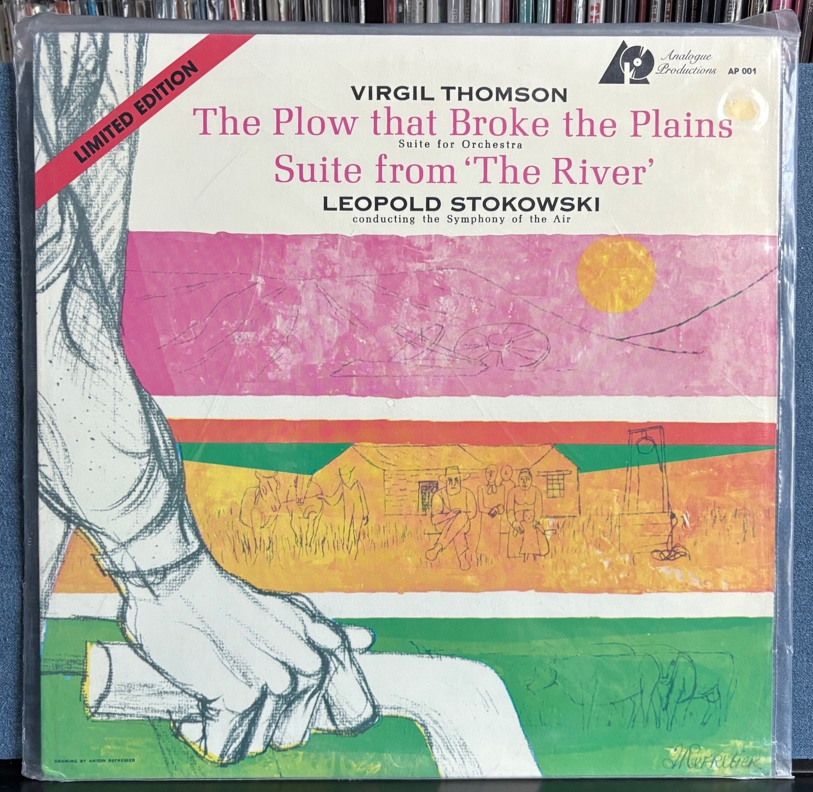 PLOW THAT BROKE PLAINS-SEALED LMTD '92 ANALOGUE PRODUCTIONS LP-THOMSON-STOKOWSKI