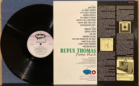 RUFUS THOMAS JUMP BACK~NM 1984 EDSEL UK COMPILATION LP~NO BARCODE~ED 134~SOUL