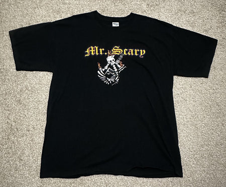 MR. SCARY 2000s T-SHIRT~VINTAGE~GEORGE LYNCH~DOKKEN~ORIGINAL~XL~BLACK~EXC COND