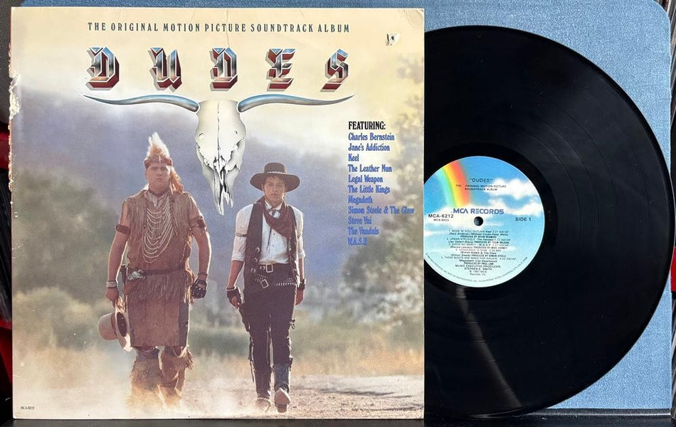 DUDES OST ORIGMOTION PICTURE SOUNDTRACK~'87 MCA LP~HARD ROCK~METAL~KEEL~W.A.S.P.