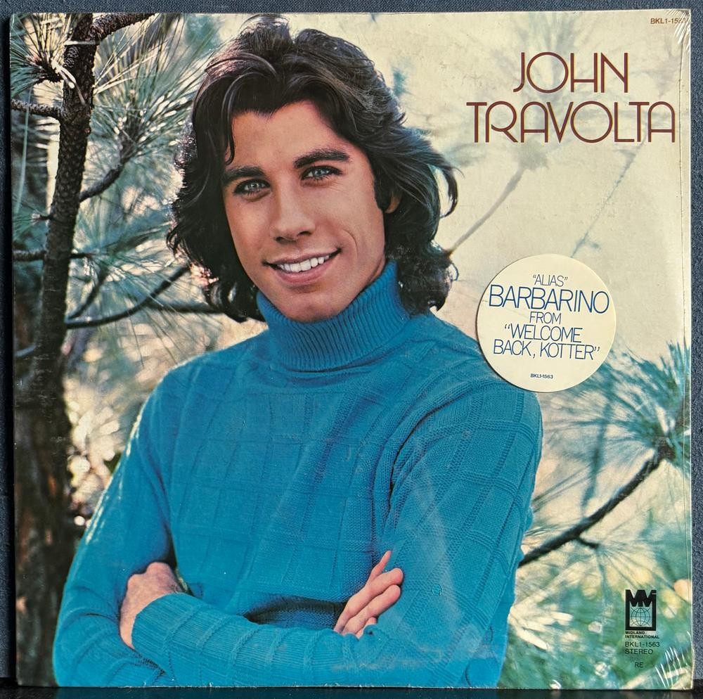 JOHN TRAVOLTA 1976 SELF-TITLED DEBUT LP~SEALED MIDLAND INT 1st PRESS~HYPE~GREASE