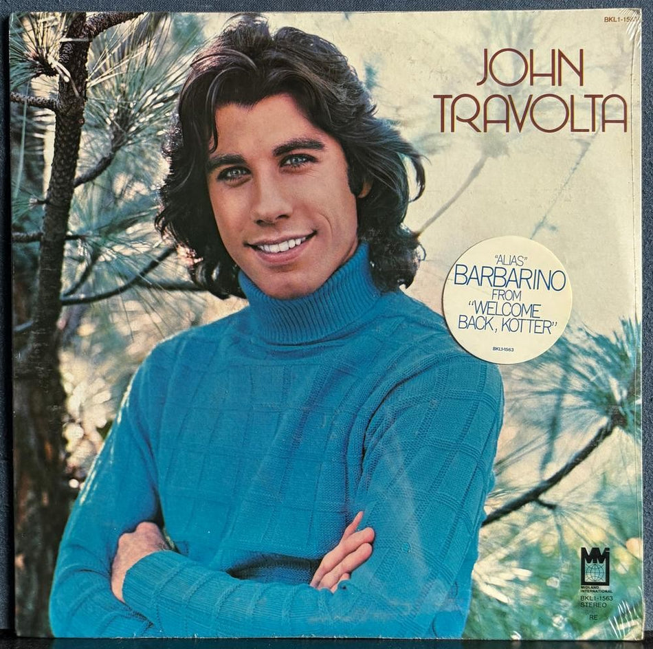 JOHN TRAVOLTA 1976 SELF-TITLED DEBUT LP~SEALED MIDLAND INT 1st PRESS~HYPE~GREASE