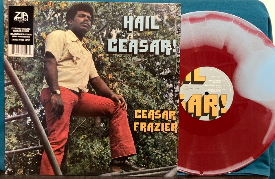 CEASAR FRAZIER HAIL CEASAR!~ZIA MAROON/ BLUE LP~100 ONLY~NEW~SPARKS~SOLD OUT