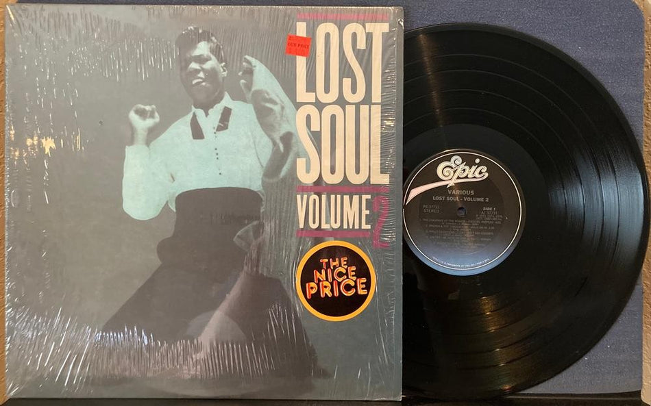 LOST SOUL VOLUME 2~NM 1982 EPIC COMPILATION LP w/SHRINK~CHAIRMEN~TABULATIONS~TEX