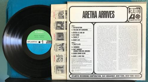 ARETHA FRANKLIN ARETHA ARRIVES~NM LMTD 2017 MONO 180 GRAM 50th ANNIVERSARY RE LP