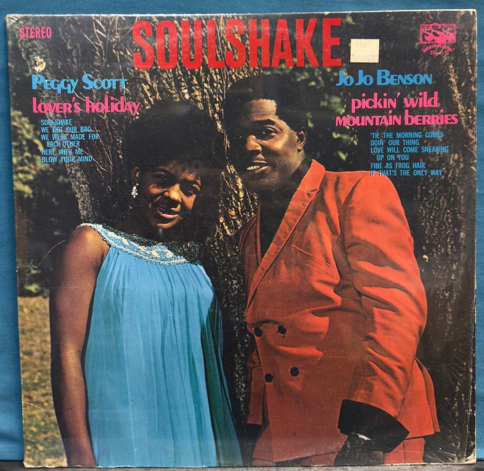 PEGGY SCOTT JOJO BENSON SOULSHAKE~SEALED ORIG 1968 SOUL FUNK LP~SSS #1