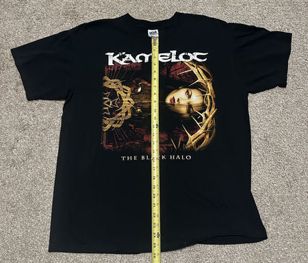 KAMELOT CONCERT T-SHIRT~2006 TOUR~THE BLACK HALO~ORIGINAL~XL~BLACK~EXC COND~VTG