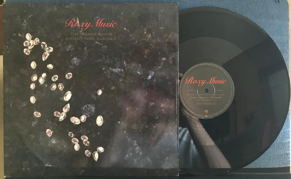 ROXY MUSIC~TAKE A CHANCE WITH ME / MAIN THING DANCE MIX~VG++ '82 UK 12-INCH SNGL