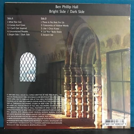 BEN PHILLIP HALL BRIGHT SIDE /DARK SIDE~SEALED NM ORG 2014 LP~DOWNLOAD CODE~ROCK