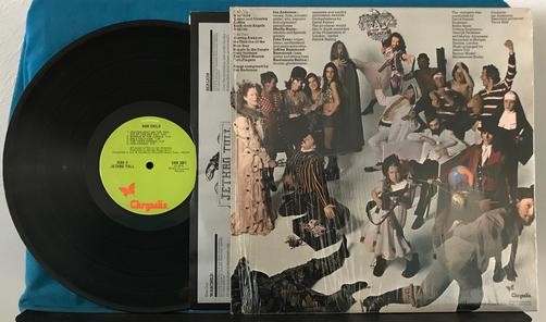 JETHRO TULL WAR CHILD~VG++ 1974 CHRYSALIS 1st PRESS LP~SHRINK~INNER~PORKY PECKO