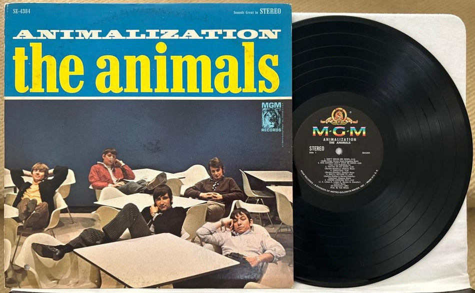 THE ANIMALS ANIMALIZATION~1966 STEREO MGM 1st PRESS LP~BURDON~SPELL ON YOU~PSYCH