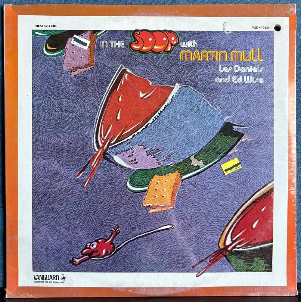 IN THE SOOP WITH MARTIN MULL~LES DANIELS~ED WISE~SEALED 1974 VANGUARD LP~COMEDY