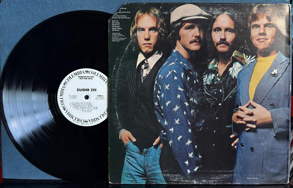 ZUIDER ZEE SELF-TITLED 1975 LP~VG++ COLUMBIA WHITE LABEL PROMO COPY w/TIMING BAR