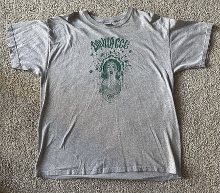 DÁVILA 666 T-SHIRT~2011 TOUR~XL~GILDAN~GREY~EXC COND~METAL~VERY RARE