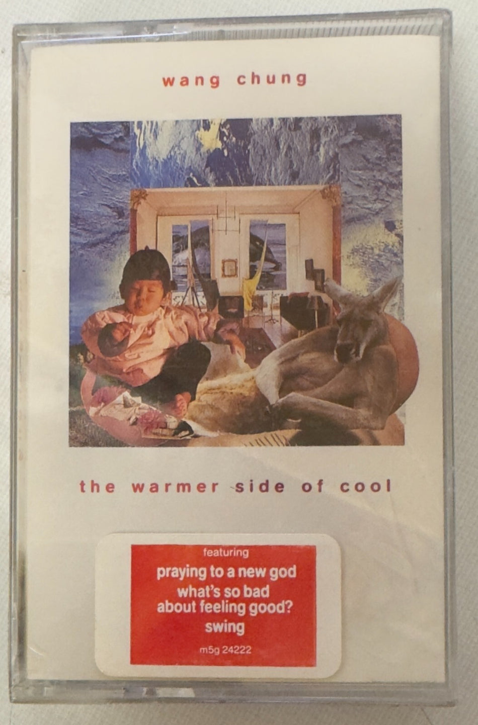 BRAND NEW SEALED CASSETTE~WANG CHUNG THE WARMER SIDE OF COOL~OG 1989 ROCK~HYPE