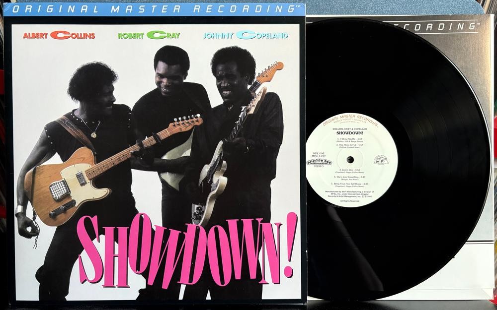 ALBERT COLLINS~CRAY~COPELAND~SHOWDOWN~NM- LMTD MFSL ANADISQ 200 AUDIOPHILE RE LP