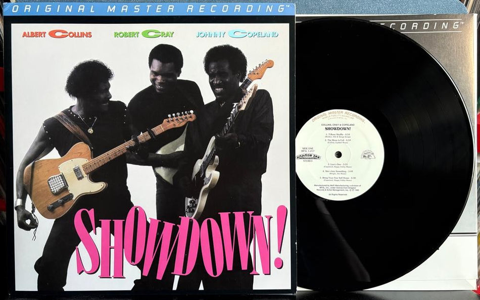 ALBERT COLLINS~CRAY~COPELAND~SHOWDOWN~NM- LMTD MFSL ANADISQ 200 AUDIOPHILE RE LP