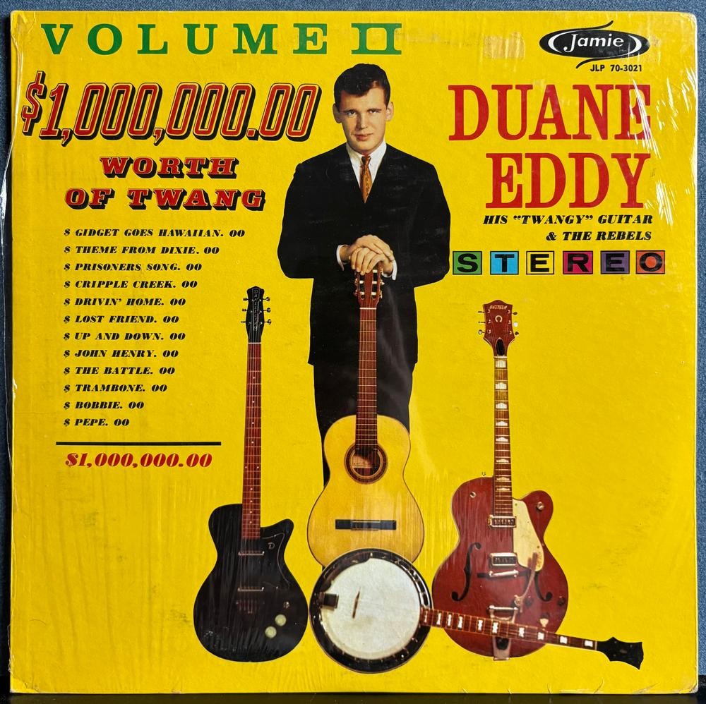 DUANE EDDY $1,000,000.00 WORTH OF TWANG VOLUME II 2~SEALED ORIG 1961 JAMIE LP