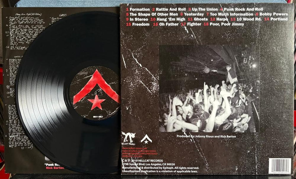 STREET DOGS 2010 SELF-TITLED LP~SIGNED! HELLCAT FIRST PRESS~INNER~McCOLGAN~PUNK