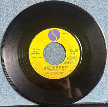 TALKING HEADS TAKE ME TO THE RIVER EDIT~1978 SIRE 7-INCH 45 SNGL~NEW WAVE~BYRNE